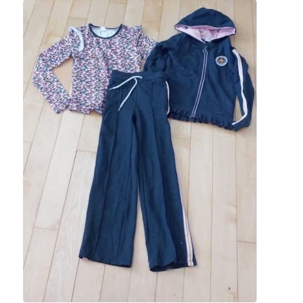 B.nosy - Stylish Girl's Hoodie, t-shirt and Pants Set, size 7